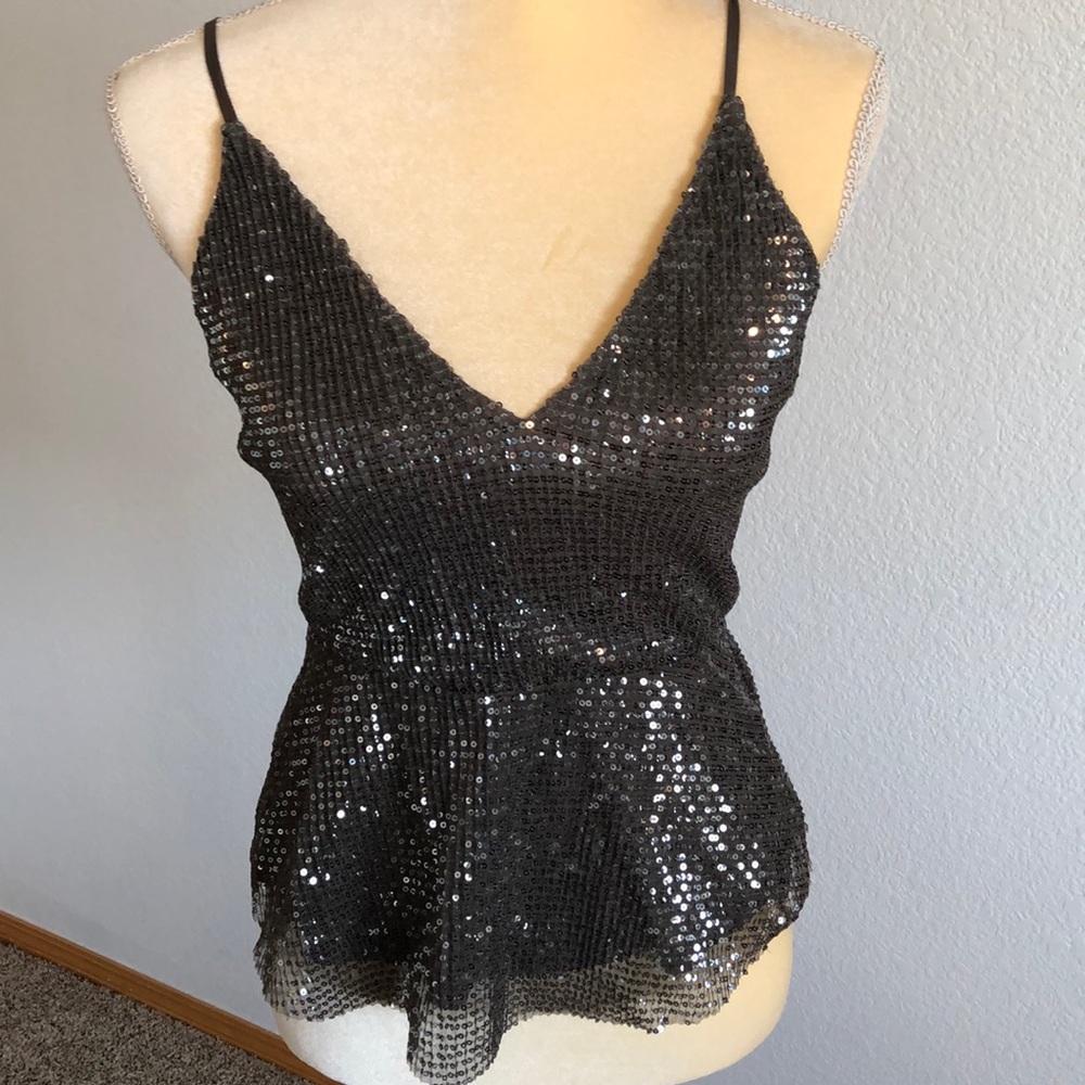 Express Sequin Tank-top